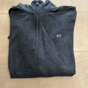 Vineyard Vines Men's Blue-Gray Sweater